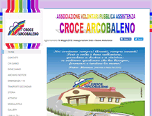 Tablet Screenshot of crocearcobaleno.org